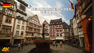 BernkastelKues Germany 4K 🍇 The most picturesque cities on the Moselle River  Walking Tour [upl. by Honor]