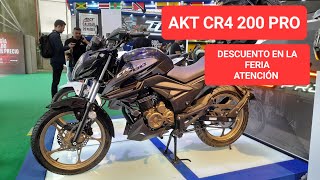 AKT CR4 PRO 200 DESCUENTO DE 500 MIL EN LA FERIA 2 RUEDAS [upl. by Bausch]