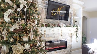 How To Decorate A Mantel Day 4 of The 12 Days of Christmas [upl. by Dolloff827]