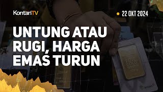 Cek Untung atau Rugi Harga Emas Antam Hari Ini Turun 22 Oktober 2024  KONTAN Harga Emas ANTAM [upl. by Brina]