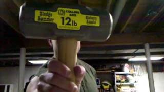 12lb sledge hammer lever 32quot handle [upl. by Felike34]