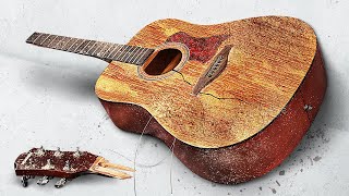 Hohner  Acoustic Guitar Restoration [upl. by Alleroif]