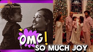 Adrienne Bailon Houghtons Enchanting Christmas Surprise For Son Ever James  Prepare To Be Wowed [upl. by Justino]