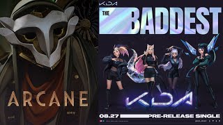 THE BADDEST DYSTOPIA  The Baddest X Dynasties and Dystopia KDA X ARCANE MASHUP [upl. by Akieluz710]