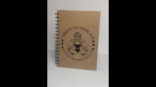 Manifesting Journal  Cricut Vinyl HowTo video [upl. by Yeleek]