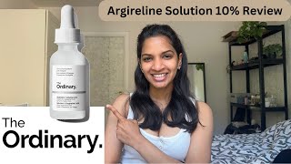 The Ordinary Argireline solution 10 Review  Peptide serum for antiaging [upl. by Artenehs]