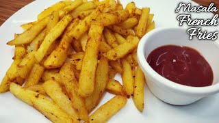 Crispy Masala French Fries  Homemade French Fries Recipe  Easy Snack Recipe  Kirans Zaikashorts [upl. by Orose567]