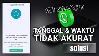 Kenapa Tanggal WhatsApp Tidak Akurat [upl. by Trauts733]