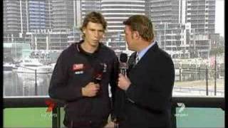 Re AFL player collapses on Australian TV [upl. by Melleta]