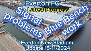 Everton FC New Stadium At Bramley Moore Dock Update 15112024 [upl. by Narib585]