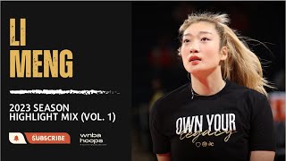 Li Meng Highlight Mix Vol 1 2023 Season  WNBA Hoops [upl. by Truscott]