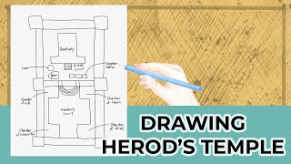 Herods Temple Floorplan Drawing for Kids [upl. by Zaslow]