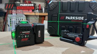 PARKSIDE PERFORMANCE PKLLP 3360 A1 RECHARGEABLE CROSS LASER LEVEL 20 V [upl. by Sharai866]