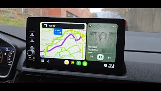 Навигация в Honda CR V 2022 из Китая с Baidu CarLife Carplay русификация Android auto прошивка [upl. by Whiteley449]