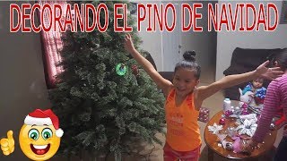 Decorando Nuestro Pinito De Navidad [upl. by Ahseer]