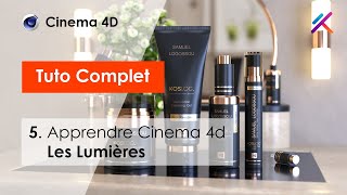 Tuto Cinema 4D  Les lumières Partie 5 [upl. by Alecia]