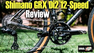 Shimano GRX Di2 2x 12Speed Review Benchmark Shifting [upl. by Mouldon278]