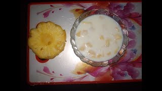 Restaurant style Pineapple Raita  Curd in a very easy way [upl. by Ynamrej840]