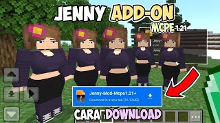 Download Mod Addon Jenny Minecraft PE 121 No Password [upl. by Yeliak]