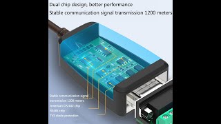 USB to RS485 RS422 serial cable [upl. by Nosiram720]