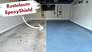 Garage Floor Epoxy Coat  Comprehensive StepByStep Guide  Builds by Maz [upl. by Mayhs]