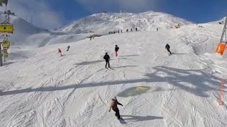 🇨🇭⛷️ Anfänger fährt Ski in Davos mit Tacho [upl. by Otina434]