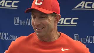 Swinney Postgame QampA Part 2 [upl. by Elamef]