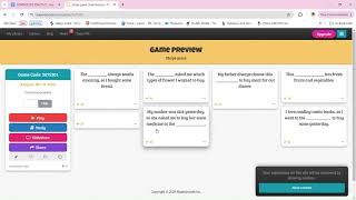 Tutorial How to make games on Baamboozle [upl. by Yanaton]