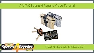 Avocet ABS Euro Cylinder Security Information [upl. by Almund]