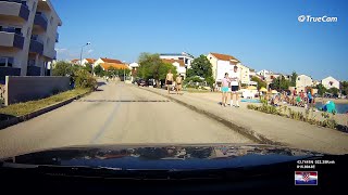 Vrhunac sezone u Srimi ⛱️🩴Vožnja od Jadranske magistrale 🛣️ i kroz Srimu do skretanja za Vodice 🚙 [upl. by Yehtomit]