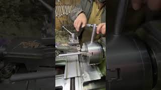 Knwerling Shaft Open in Lathe chuck shortsfeed machine lathmachine [upl. by Florence]