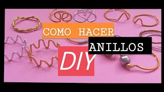 7 ANILLOS 💍con Alambre paso a paso  FÁCILES Y BONITOS ❤︎ [upl. by Rondi906]