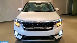 Kia Seltos HTX 2022  New Seltos 2022 Features  6 Airbags  Interior and Exterior Reallife Review [upl. by Salhcin479]