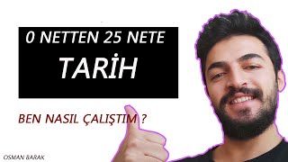 TARİHE NASIL ÇALIŞTIM   Kpss Türkiye 15si [upl. by Nevarc]