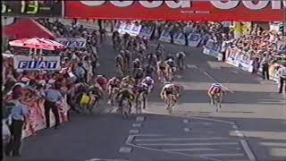 Horrible Crash in the 1994 Tour De France Nelissen and Jalabert badly injured [upl. by Ellehcen]