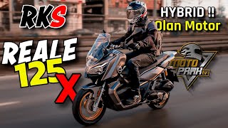 HYBRID OLAN SCOOTER   RKSQJ REALE 125 X  FRECCİANIN YENİ YÜZÜ [upl. by Tut728]