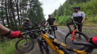 Wet Yair Forest fun and carnage  MTB Scotland  Nukeproof Megawatt [upl. by Nels]