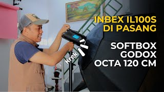 INBEX IL100S DIPASANG SOFTBOX OCTA 120CM [upl. by Weyermann]