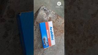 Metal Hole Repair By Araldite l Multipurpose Waterproof Crack Joints Gaps Filler [upl. by Sokairyk]