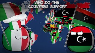 WHO DO THE COUNTRIES SUPPORT Italy or Libya Alternative Mapping P32 [upl. by Bellew]