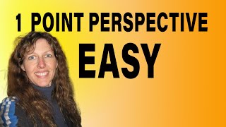 How To Draw Using One Point Perspective  Beginners EASY Tutorial [upl. by Eenaffit]