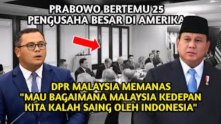 PRABOWO MAMPU TAKLUKAN AMERIKA❗ MALAYSIA TAK PERCAYA KERJA NYATA UNTUK RAKYAT BUKAN OMONOMON [upl. by Enilegnave959]