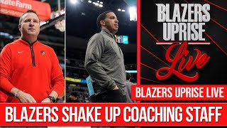 Blazers Mutually Part Ways with Scott Brooks amp Rodney Billups  Blazers Uprise Live [upl. by Noreh]