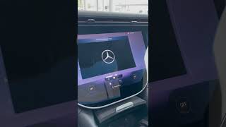 EQS 580 Video Owner’s Manual on Huge Screen mercedes [upl. by Euqnom]