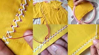 Soo Easy And Beautiful Sleeve Border  Easy Embroidery  Saleeq Channel [upl. by Reiniar]