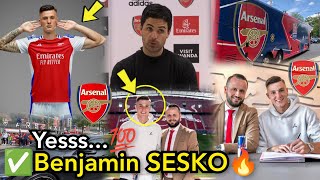 ✅ ARSENAL TRANSFER NEWS  Arsenal Target BenSesko CHOSE Arsenal over Chelsea the battle is on [upl. by Aliahkim]