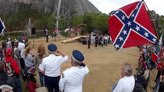 2 of 4 Confederate Memorial Service at Stone Mountain on April 6th 2019 [upl. by Alket104]