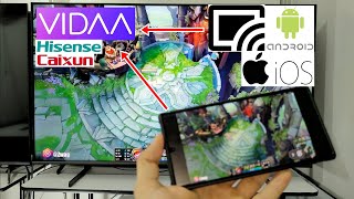 COMPARTIR PANTALLA DE CELULAR A SMART TV CON VIDAA OS  HISENSE VIDAA TV OS ANDROID IOS [upl. by Okikuy]