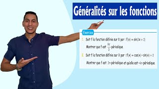 généralités sur les fonctions numérique 1bac exercices corrigés  la fonction périodique exercice [upl. by Leigha]