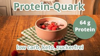 Low Carb Protein Quark Dessert  Proteinreiche Genussmomente garantiert [upl. by Lizned41]